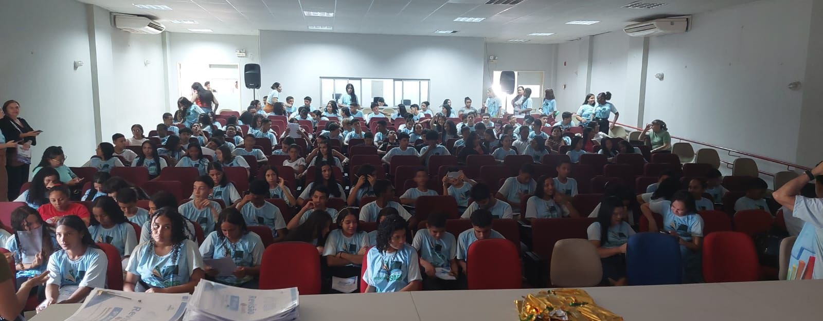 Alunos do 9º ano participam de Revisão do SAEB com atividades educativas e esportivas em Esperantina - Imagem 1