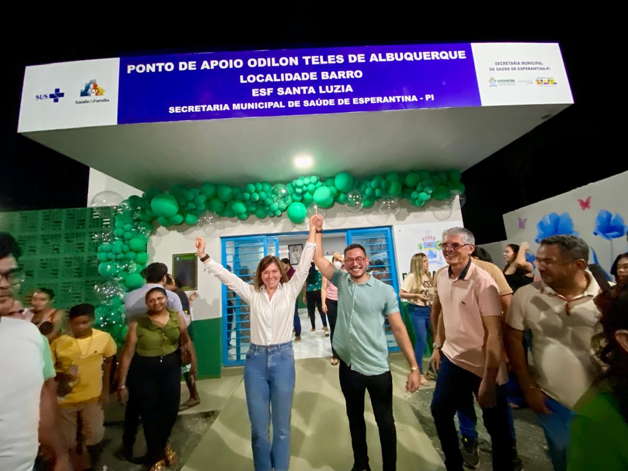 Prefeitura de Esperantina inaugura Ponto de Apoio à Saúde Odilon Teles de Albuquerque na localidade Barro - Imagem 1