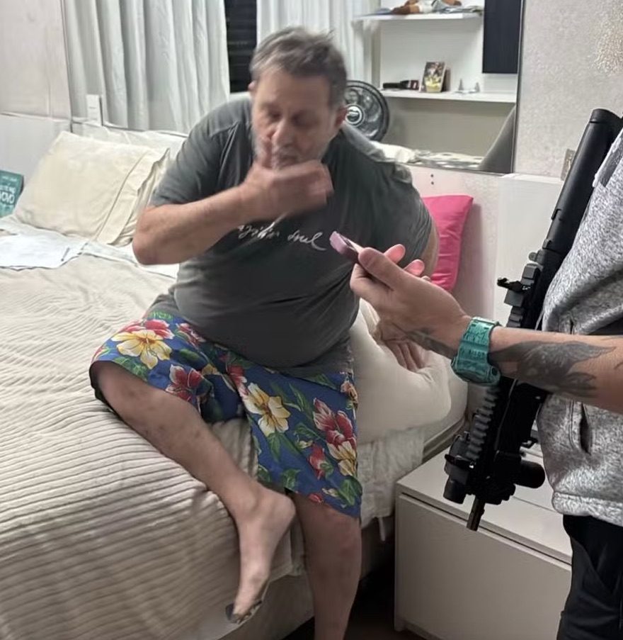 Mattar estava deitado em casa e não resistiu a prisão - Foto: Divulgação/PM