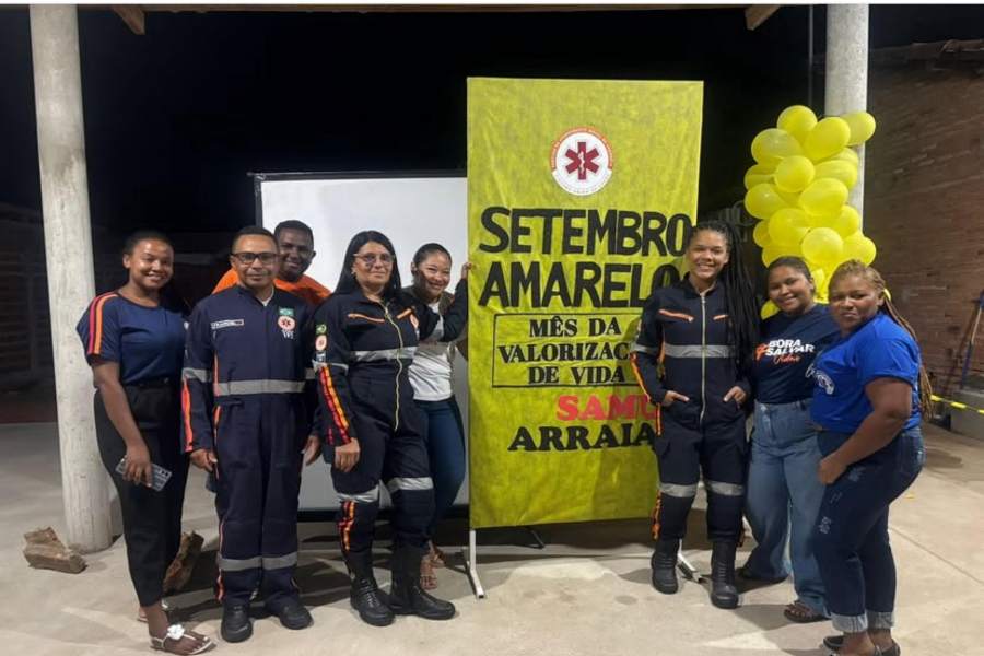 Prefeitura de Arraial promove ação em alusão ao Setembro Amarelo