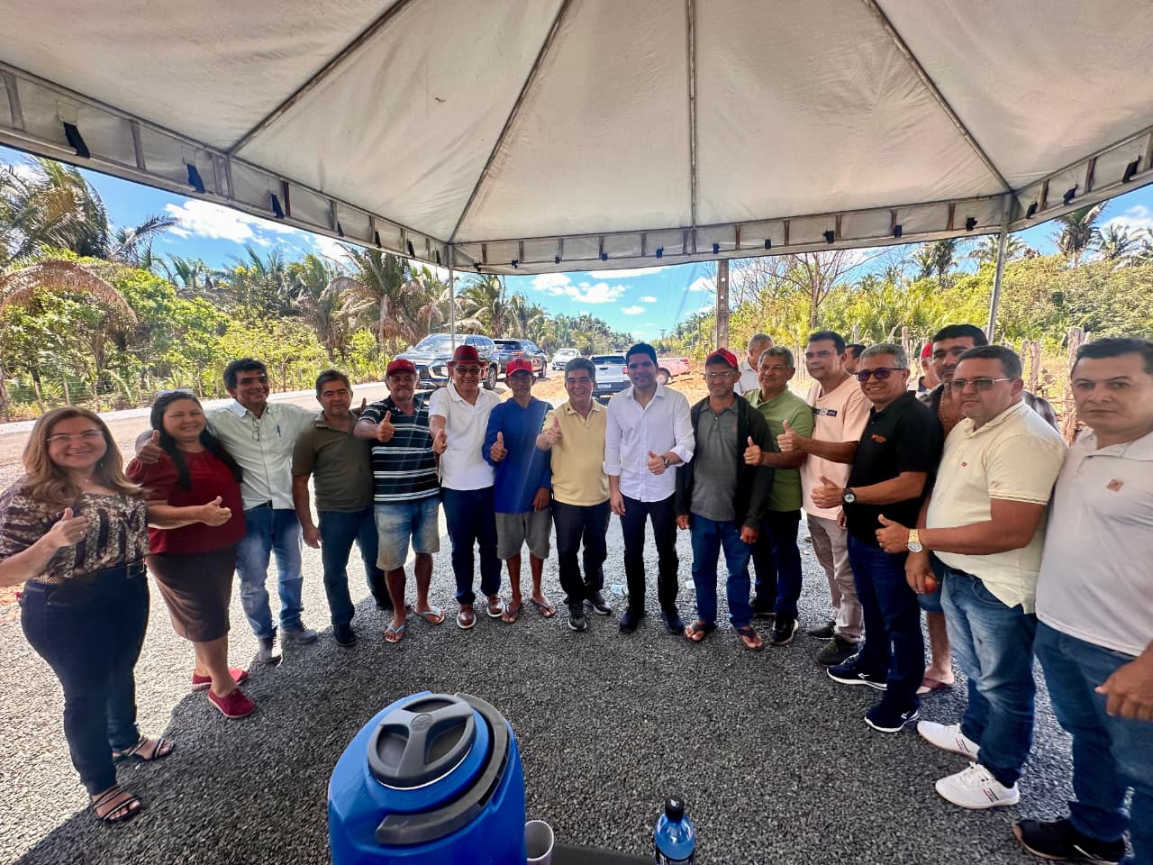 Prefeito Abdoral Melo acompanha visita técnica do Diretor do DER em estrada que liga São João a Matias Olímpio - Imagem 3
