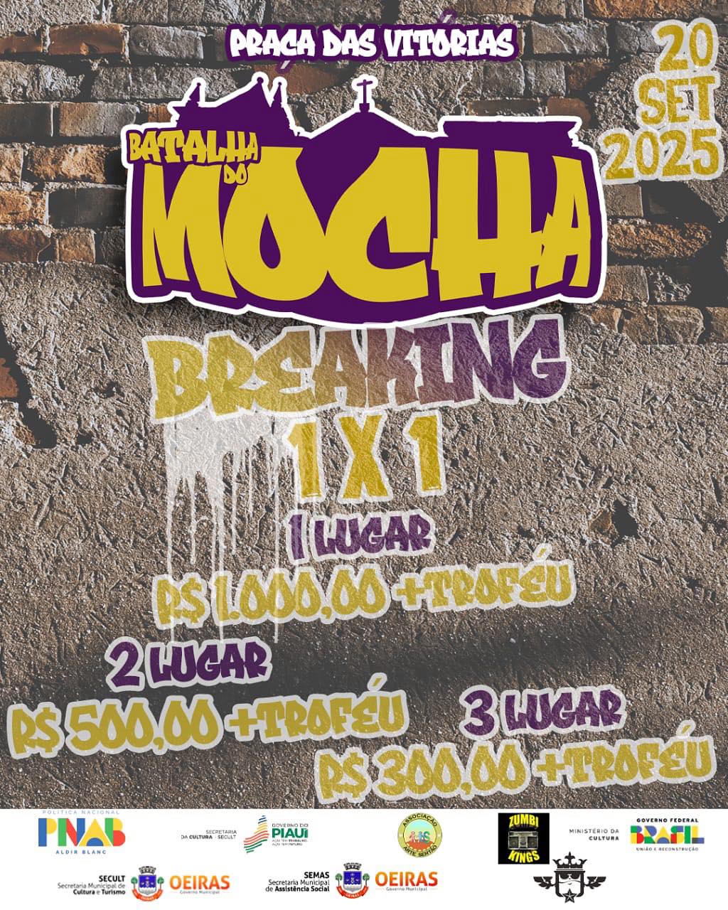 Oeiras recebe Batalha do Mocha 2025 neste sábado (20) - Imagem 1