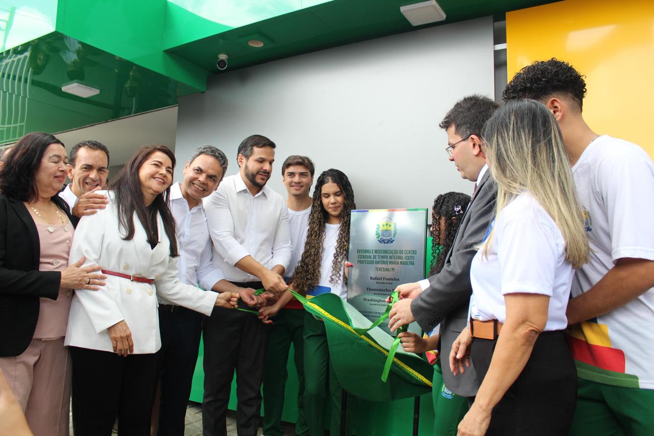 Inauguração do CETI Professor Antônio Maria  Madeira./Foto: Raíssa Morais