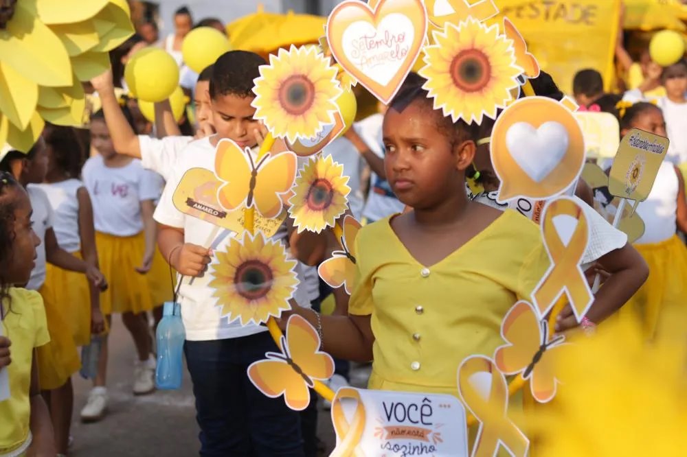 Prefeitura de São Gonçalo do Gurgueia realiza caminhada em prol da campanha Setembro Amarelo - Imagem 1
