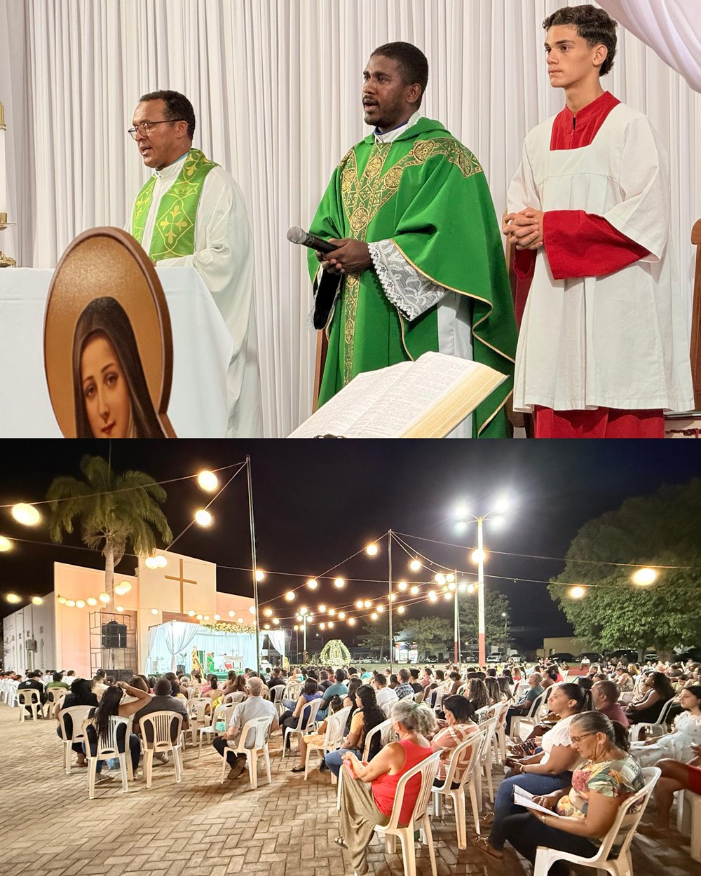 Primeira noite da Santa Missa dentro da programação dos festejos de Colônia do Piauí - Imagem 1