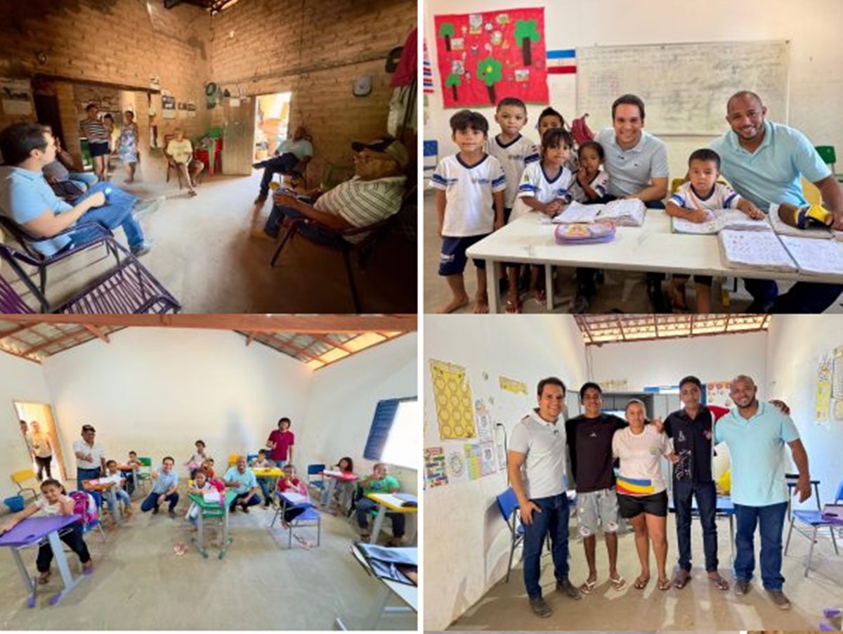 Prefeito Gilberto Júnior acompanha obras e visita escolas na zona rural de Uruçuí - Imagem 1