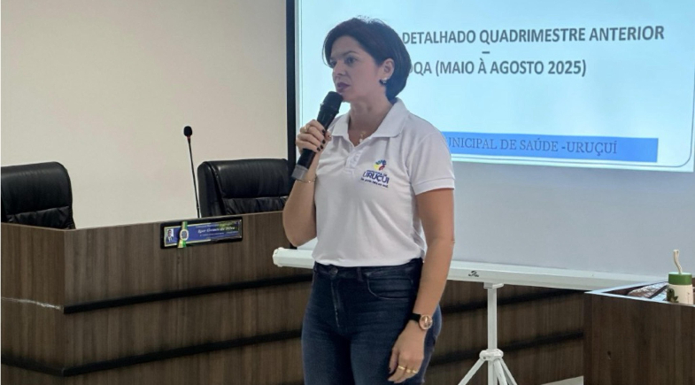 Secretaria de Saúde de Uruçuí apresenta relatório em audiência pública 