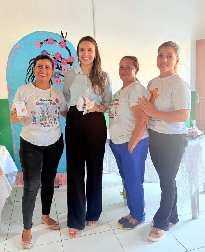 Secretária participa de ações do Projeto Momentos Mamãe&Bebê no CRAS em Parnaíba - Imagem 1