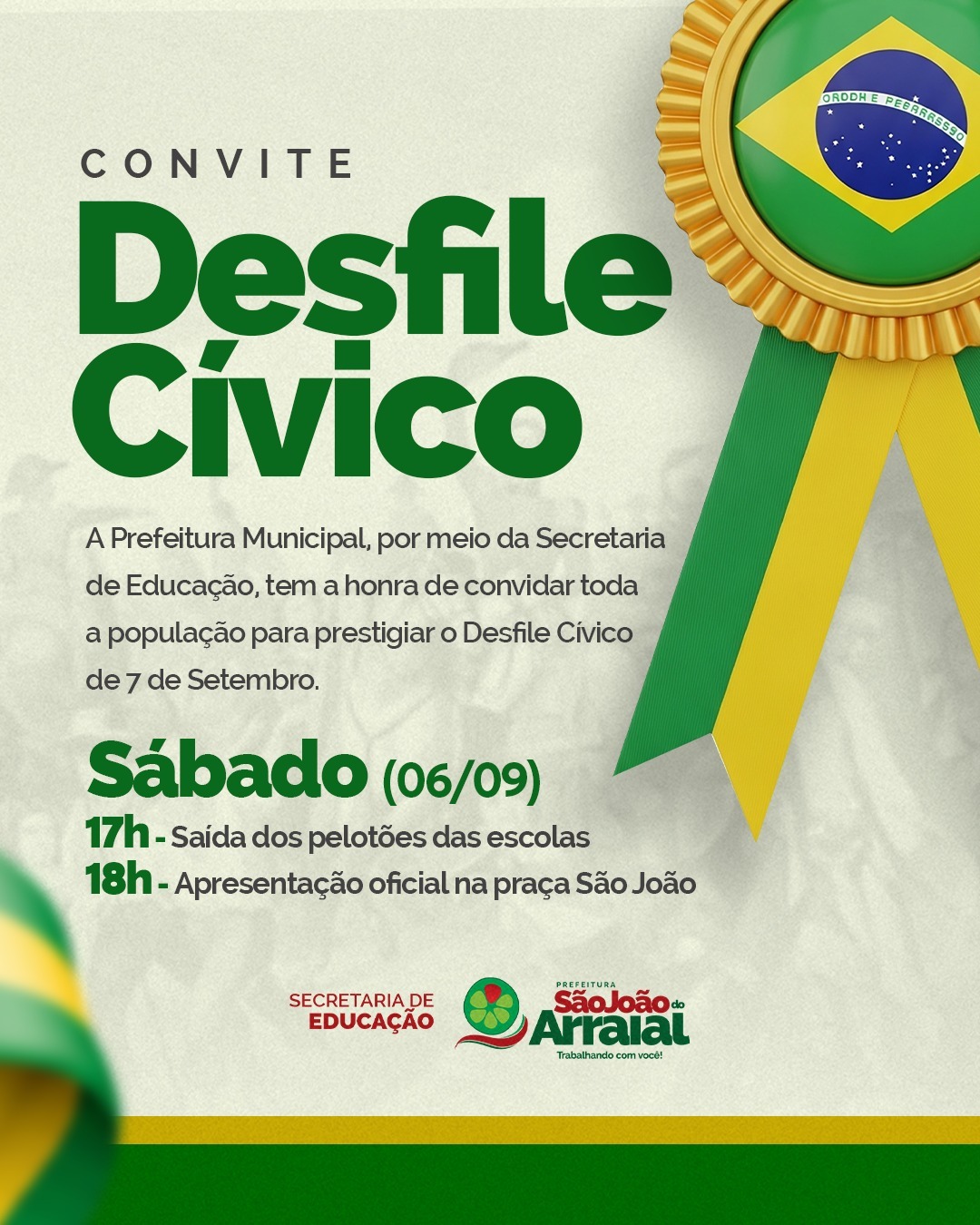 Desfile Cívico de São João do Arraial celebra a Independência do Brasil - Imagem 1