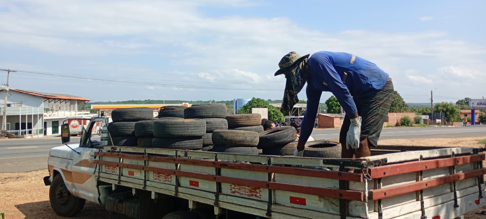 Coleta de pneus - Foto: Prefeitura de Amarante
