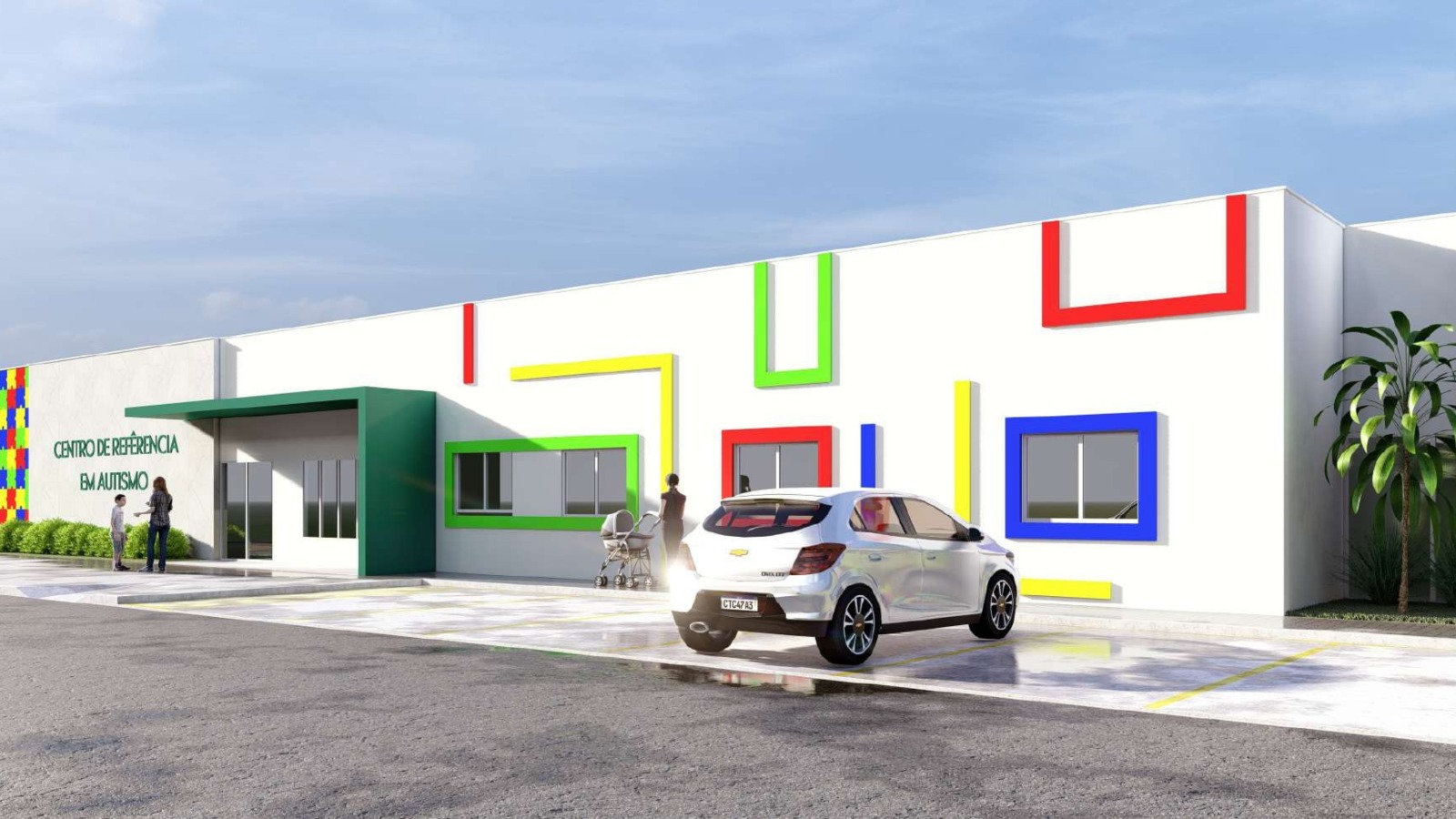 Obras do Centro de Referência em Autismo seguem em ritmo acelerado em Esperantina, no bairro Bernardo Rêgo - Imagem 2