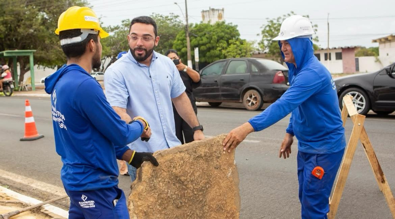 Iniciada as obras de melhorias no Portal de Entrada e revitalização da Av. Pinheiro Machado em Parnaíba