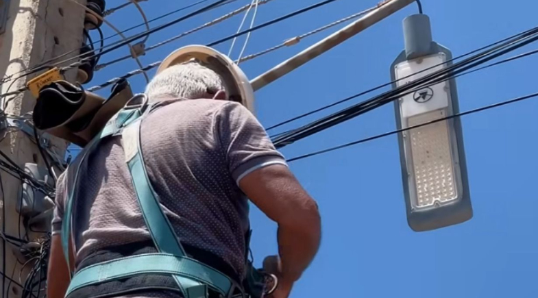 Prefeitura de Socorro do Piauí realiza manutenção da iluminação pública