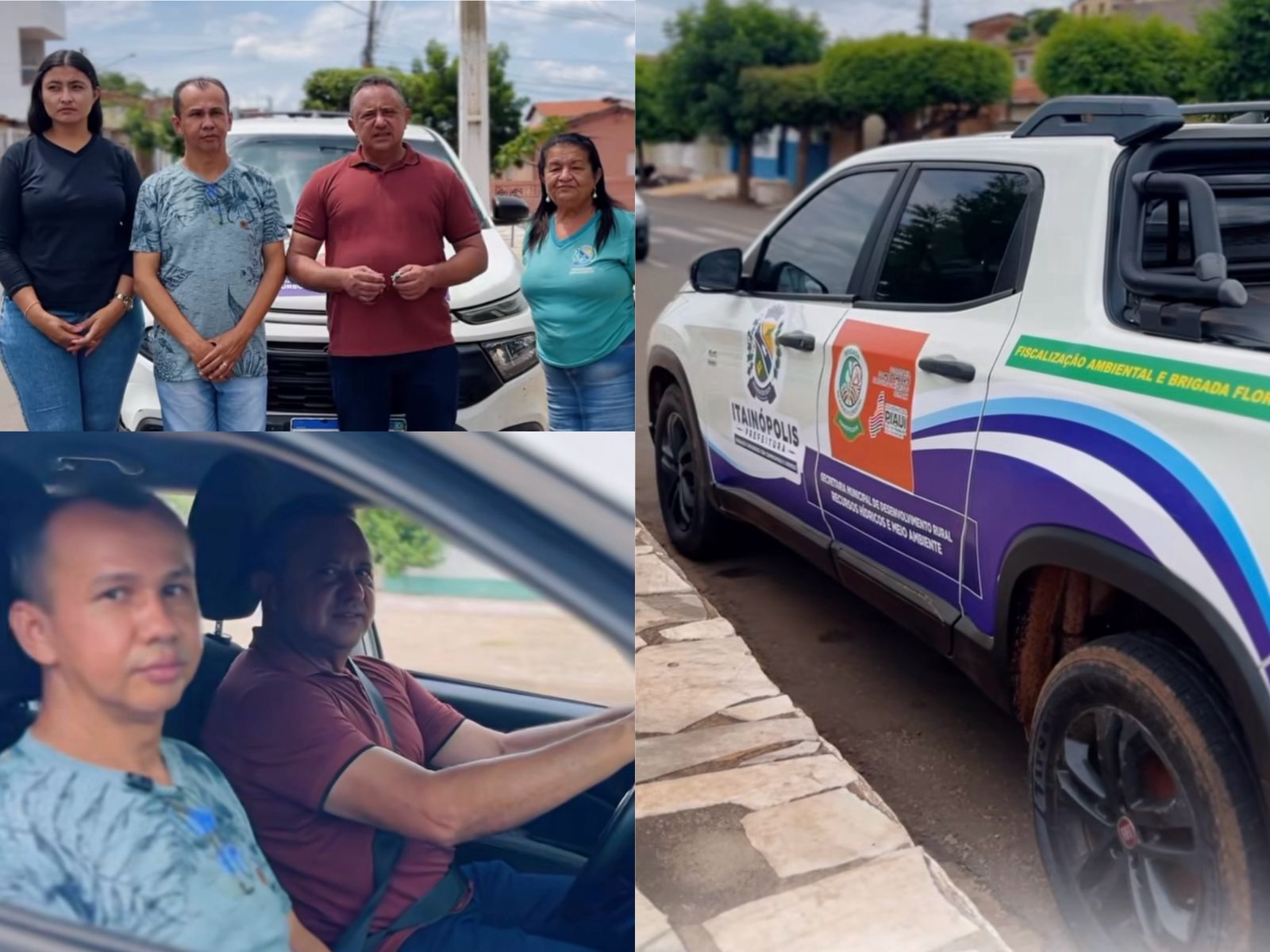 Entrega de veículo para Secretaria Municipal de Agricultura - Foto: Prefeitura de Itainópolis