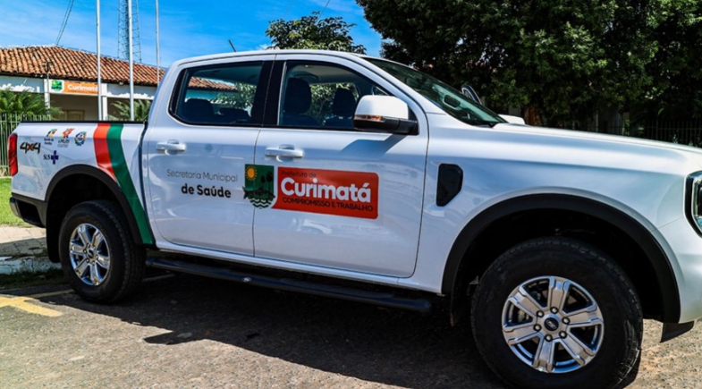 Secretaria de Saúde de Curimatá recebe dois veículos zero km para fortalecer serviços no município 