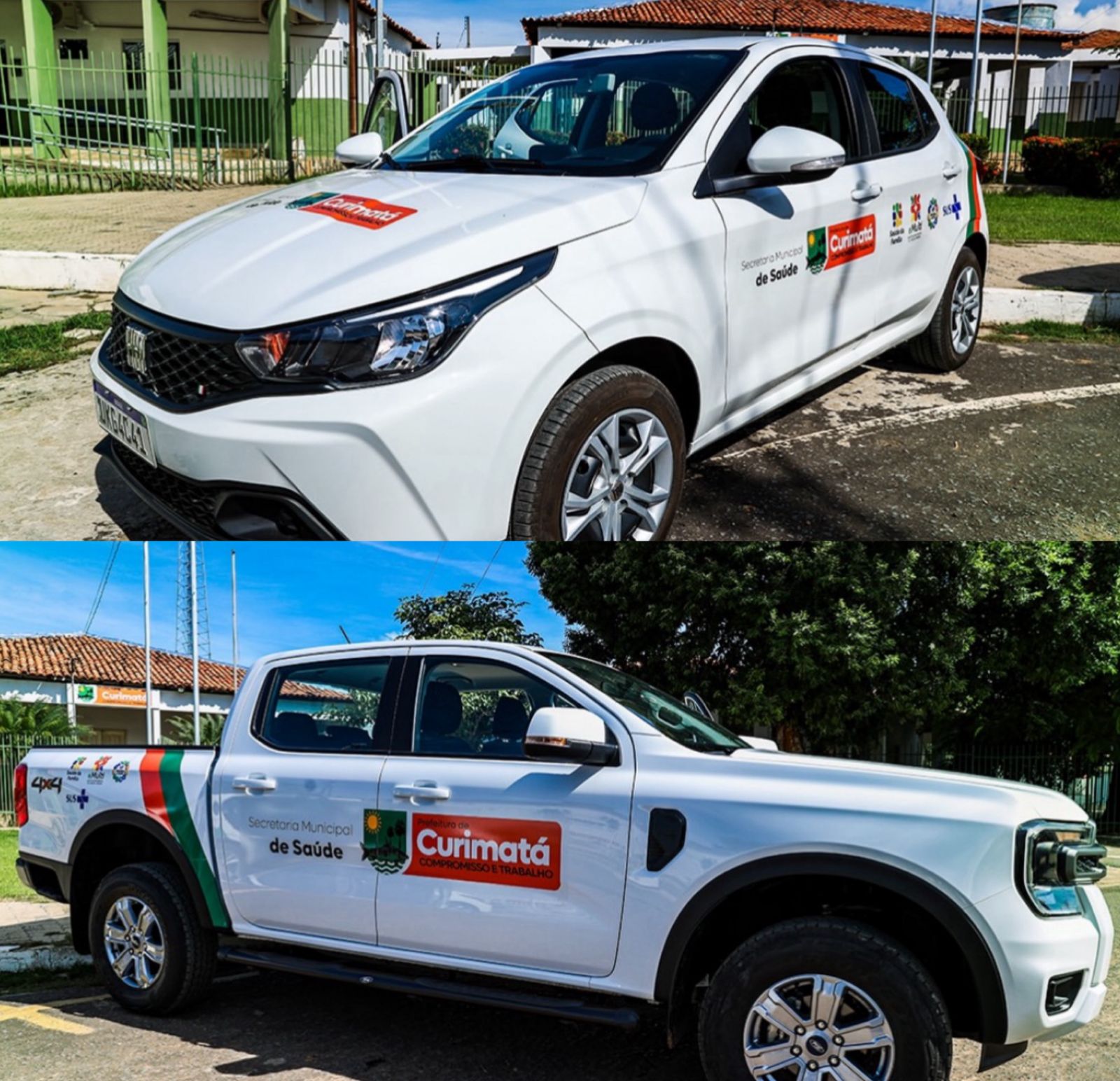 Secretaria de Saúde de Curimatá recebe dois veículos zero km para fortalecer serviços no município  - Imagem 1