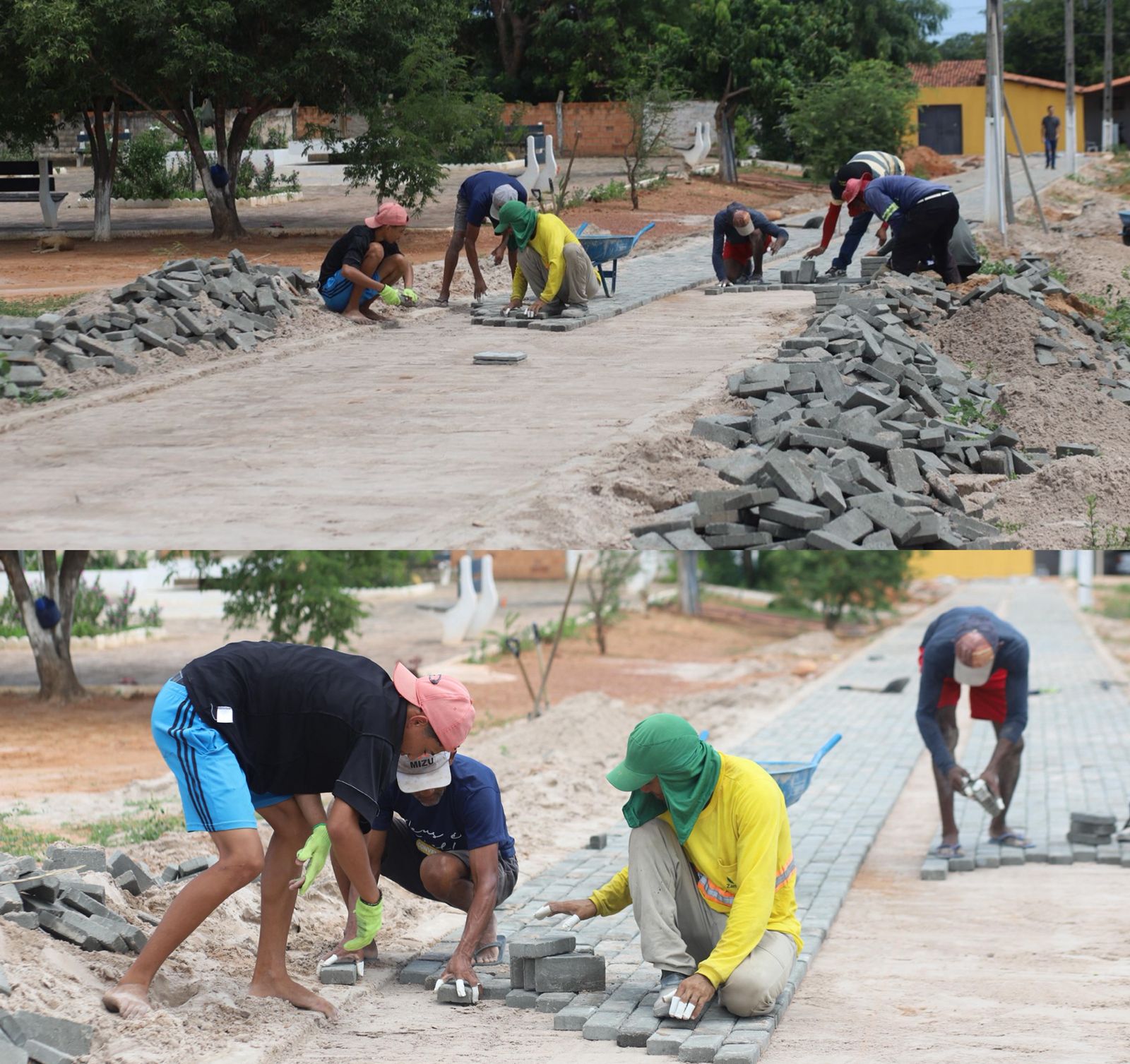 Construção de pista cooper da comunidade Água Branca segue em ritmo acelerado em Manoel Emídio - Imagem 1