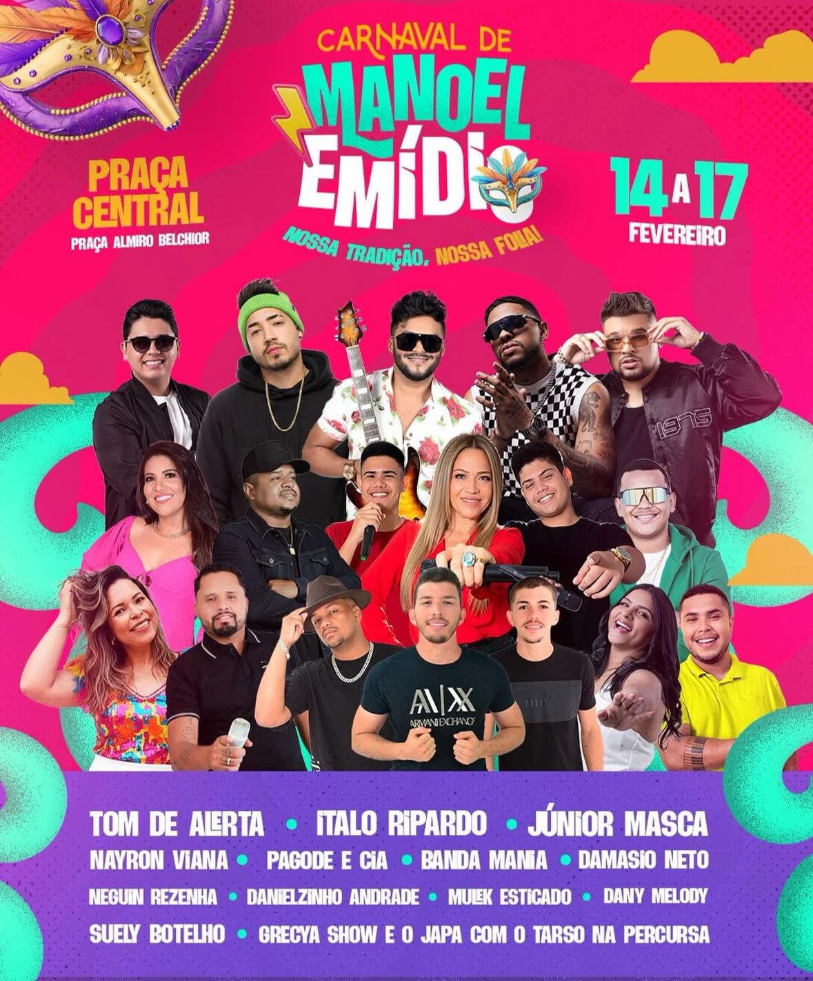 Prefeitura de Manoel Emídio divulga programação completa do Carnaval 2026 - Imagem 1