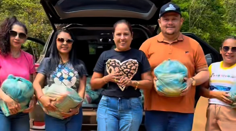 Prefeitura de Cocal de Telha realiza entrega de cestas básicas pelo município