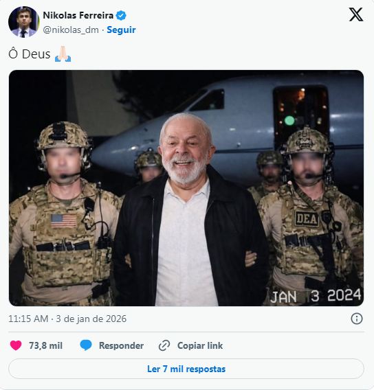 Foto: Reprodução/X