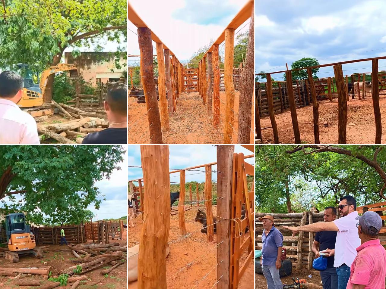 Obra de reforma e ampliação do Matadouro Público Municipal - Foto: Prefeitura de Castelo do Piauí