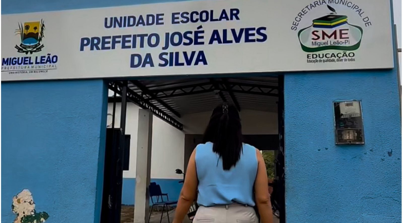 Prefeitura de Miguel Leão inicia reforma de escola municipal 