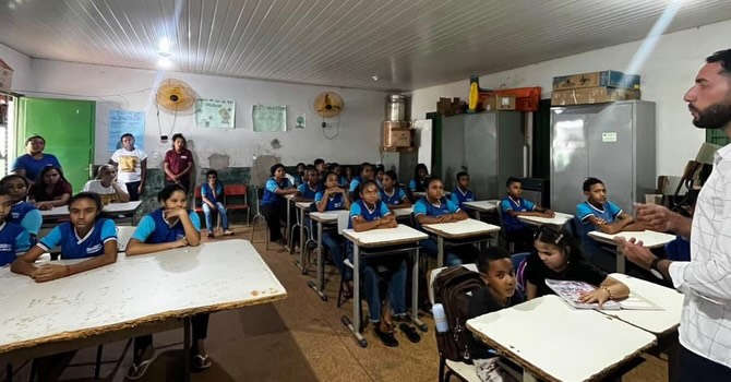 CRAS de Jardim do Mulato realiza rodas de conversa do Setembro Amarelo em escolas da rede municipal | Divulgação/Prefeitura de Jardim do Mulato