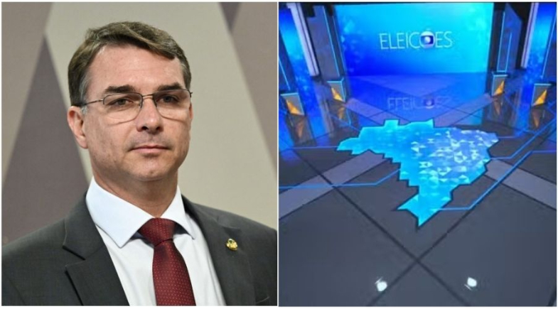 Flávio Bolsonaro desiste de ir ao debate da Globo horas antes do evento | Reprodução