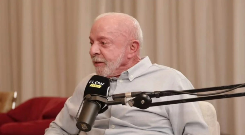 Lula em entrevista no Flow Podcast | Reprodução/Youtube