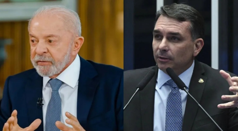 TSE deu 48 horas para a Meta prestar esclarecimentos sobre o tratamento dado aos perfis de Lula e Flávio Bolsonaro nas redes sociais, após representação da campanha do presidente | Reprodução