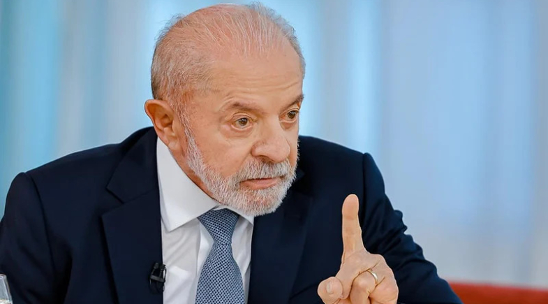 O presidente Lula (PT) em entrevista no Palácio da Alvorada | Ricardo Stuckert / PR
