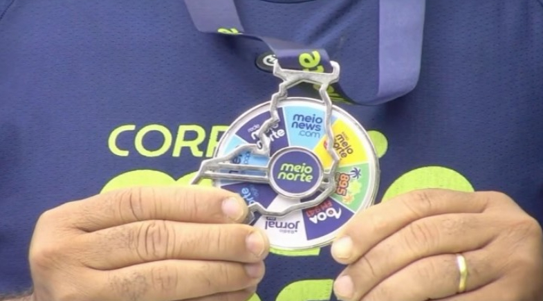 Corrida Meio Norte 2026 revela medalha interativa e troféu; entrega de kits começa sexta (16)