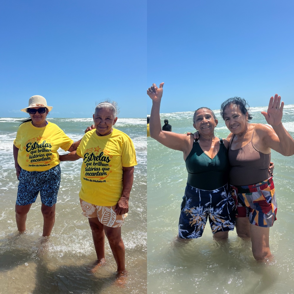 Jardim do Mulato: Projeto “Estrelas” promove lazer, acolhimento e integração de pessoas idosas com passeio ao litoral do PI - Imagem 1