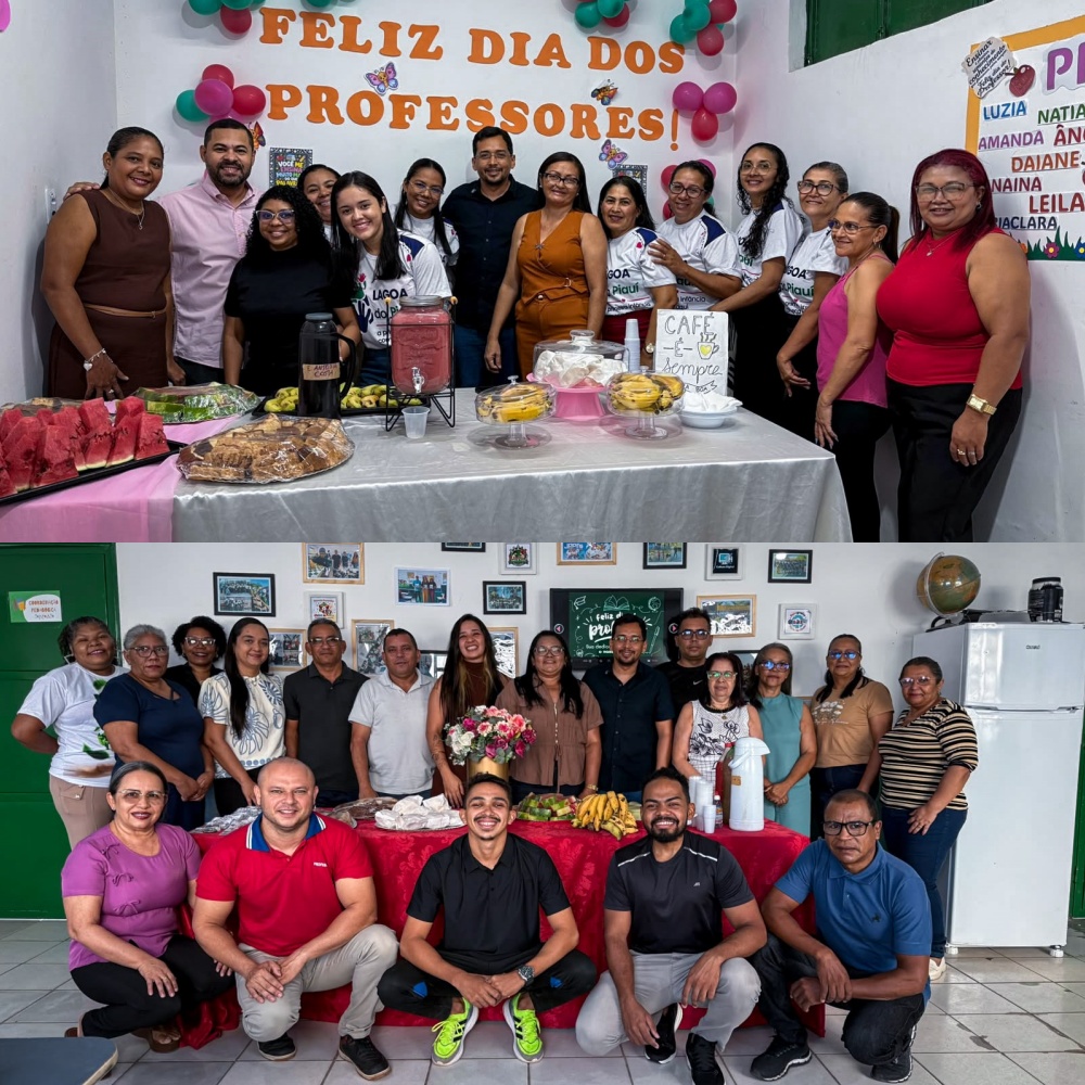 Prefeitura de Lagoa do Piauí realiza café da manhã especial em homenagem ao Dia dos Professores | Divulgação/Ascom