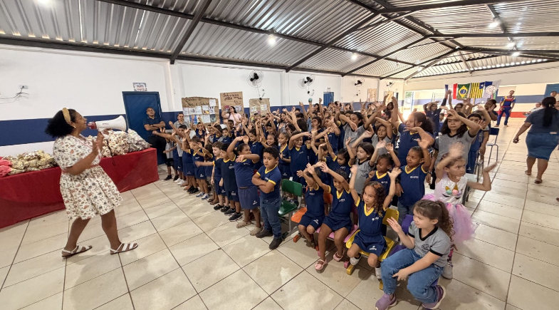 Caravana da Alegria leva festa do Dia das Crianças ao distrito de Nova Santa Rosa