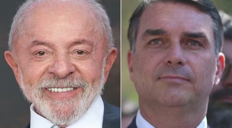 Lula e Flávio Bolsonaro | Adriano Machado/Reuters