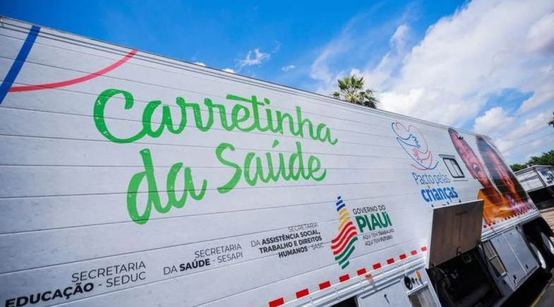 Carretinha da Saúde realiza atendimentos para mais de 100 crianças em Queimada Nova