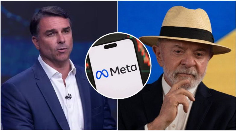 TSE reúne Meta e campanhas de Lula e Flávio após queixas sobre redes sociais | Reprodução
