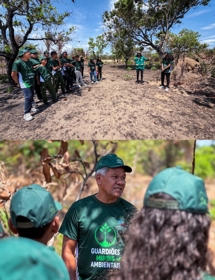Prefeitura de Lagoa do Piauí promove visita técnica sobre preservação e recuperação ambiental com alunos do projeto Guardiões Mirins - Imagem 1