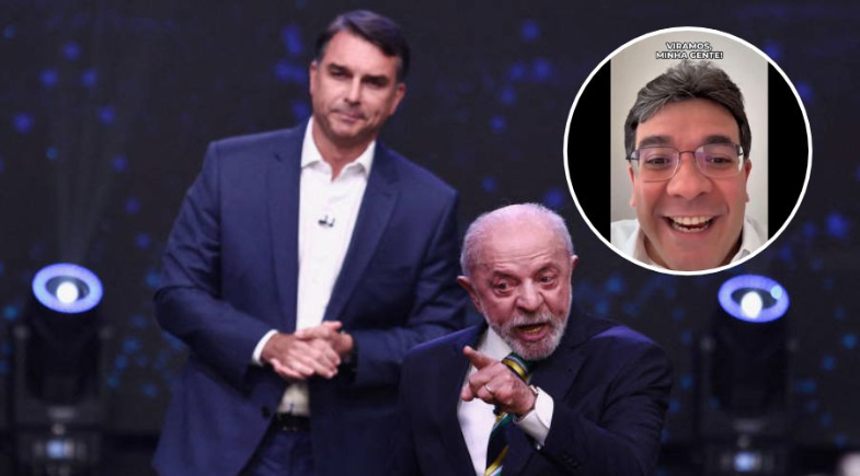 Rafael Fonteles afirma que trackings já mostram Lula à frente de Flávio Bolsonaro | Reprodução