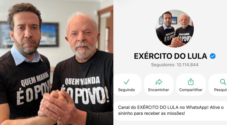 Canal ‘Exército do Lula’  | Reprodução