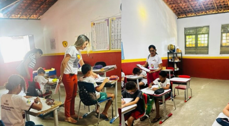 Cocal de Telha acompanha aplicação de avaliações de alfabetização em escolas municipais