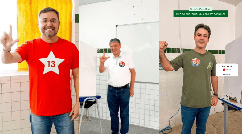 Lideranças políticas do Piauí vão às urnas neste domingo (25), durante o segundo turno das Eleições 2026. | REPRODUÇÃO