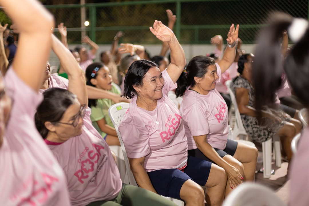 Encontro do Outubro Rosa com palestra e atividades físicas - Divulgação/ASCOMEncontro do Outubro Rosa com palestra e atividades físicas - Divulgação/ASCOM