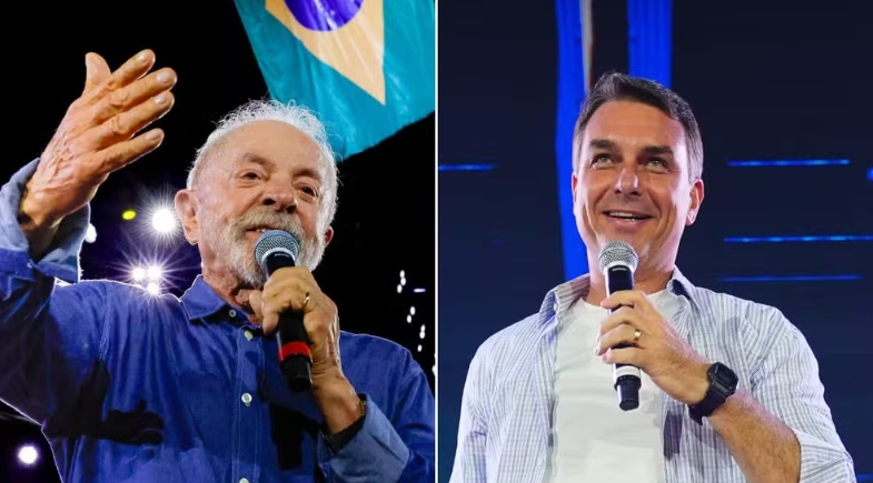 Lula (PT) e Flávio Bolsonaro (PL)  | Foto: Ricardo Stuckert e Vittor Sales