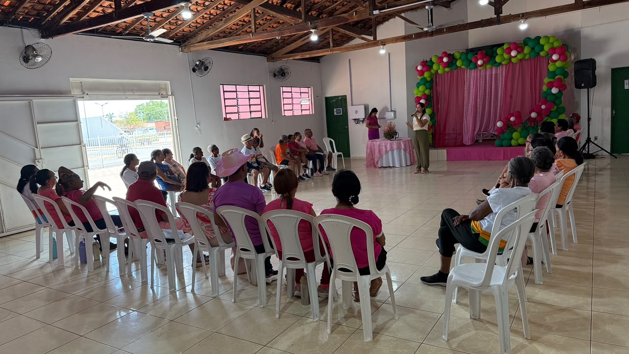Secretaria de Assistência Social promove palestra sobre Outubro Rosa com idosos em Lagoa do Piauí | Divulgação/Ascom