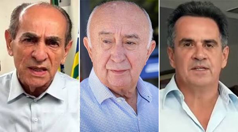 Marcelo Castro, Júlio César e Ciro Nogueira | Montagem / Meio Norte