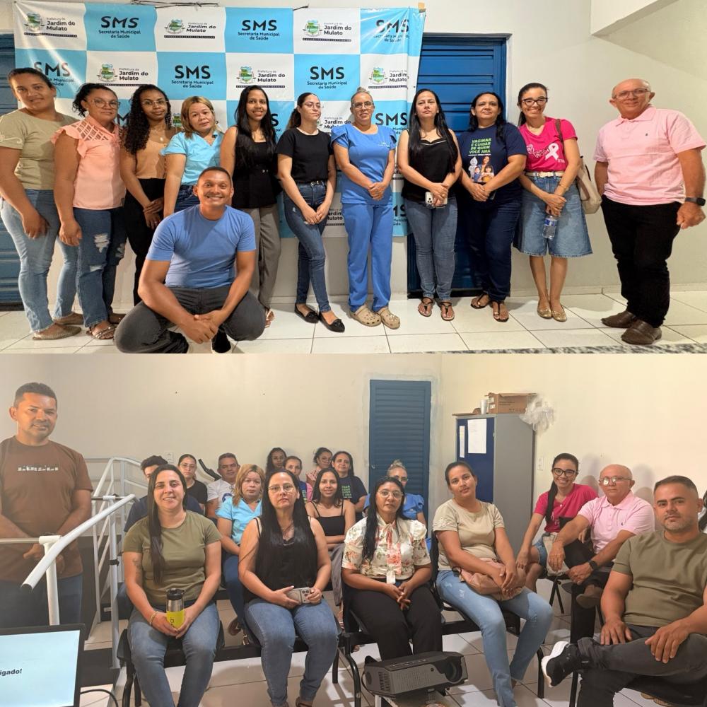 Saúde de Jardim do Mulato promove workshop do Outubro Rosa para fortalecer atendimento às mulheres | Divulgação/Ascom