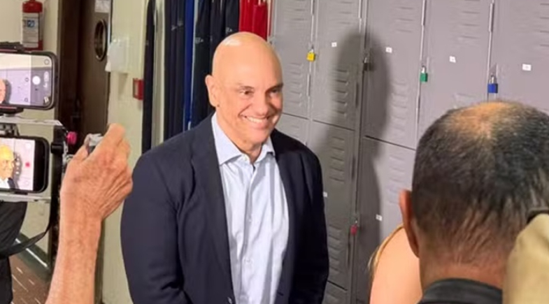 Alexandre de Moraes vota em São Paulo | Gessyca Rocha/TV Globo