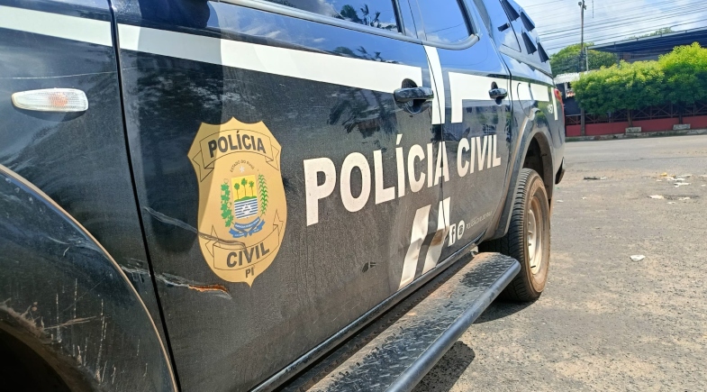 O fiscal foi levado à delegacia de Campo Maior | Saymon Lima / Portal Meio News